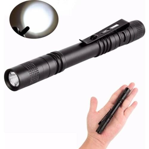 Protable Mini Flashlight Outdoor Tools for Hiking Push Switch Aluminum Led Lighting Tools Camping Overnight Accessories