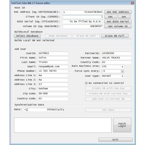 Premium Tech Tool 2.7.25 (PTT / VCADS) Real (Development)+Devtool plus+keygen UNLOCK For Volvo diagnositc Free shipping