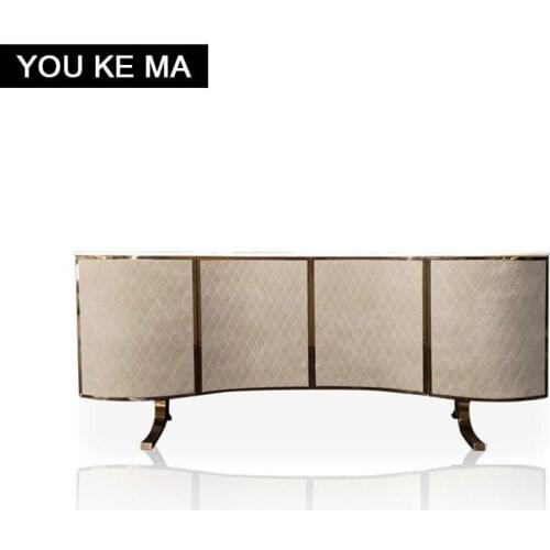 Modern minimalist restaurant marble countertop sideboard fashion minimalist storage cabinet sideboard