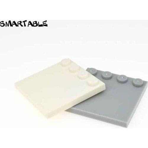 Smartable Special Plate 4x4 Flat With 4 Studs Building Blocks MOC Parts Toy Compatible Major Brands 6179 Toys 30pcs/lot