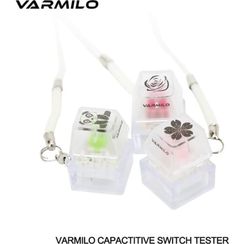 Varmilo Capacitive Switch Tester V2 for Customized Mechanical Keyboard Chain Ring Sakura Daisy Rose Orange Ivy Axis Gaming DIY