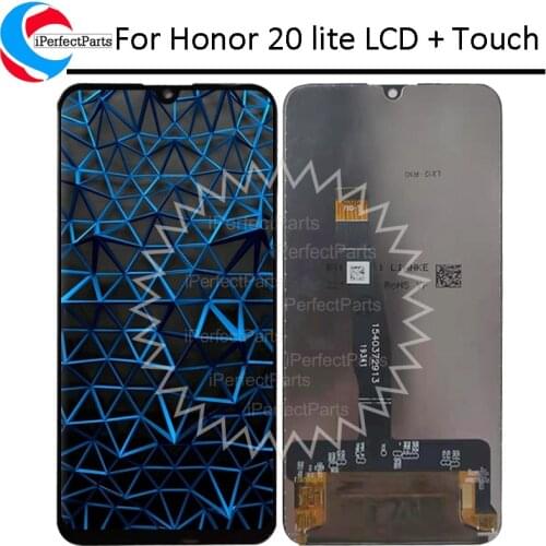 6.21'' For Honor 20 Lite HRY-LX1T LCD With Frame Touch Screen Digitizer Assembly Replacement For Honor 10i LCD Display