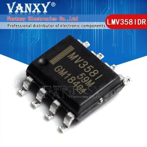 100PCS LMV358IDR SOP8 LMV358 SOP LM358IDR LMV358I SMD MV358I SOP-8