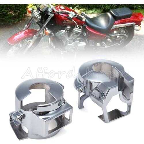 2pcs Aluminum Motorcycle Handlebar Chrome Switch Housing Cover For Honda Shadow 600 Vt 750 Spirit Vtx 1300 Vt1300 2010-13