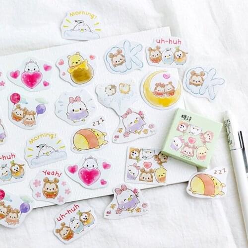 20packs/lot New Cute Soft cute egg treasure Diary Decorative DIY Paper Label Sealing Scrapbooking Stickers