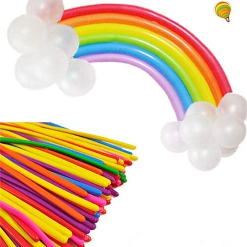 5pcs Black Latex Long Balloons Strip Balloons Magic Air Ballooon Marriage Balloon For Modeling Birthday Wedding Party Decoration