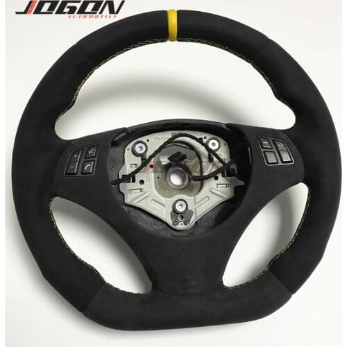 Alcantara Replace Steering Wheel For BMW 3 Series E90 E91 E92 E93 M3 2007-2013 Car Accessories Interior Decoration