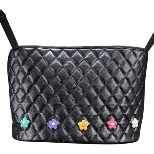 Car Handbag Holder Universal Auto Seat Back Storage Organizer Bag Multi-Pocket Drink Holder Mesh Pocket Car Styling Organizer