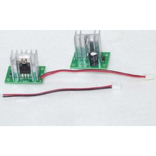 Free Shipping! 12V turn 5V / 7806 three-terminal Regulated power supply module (with heat sink)