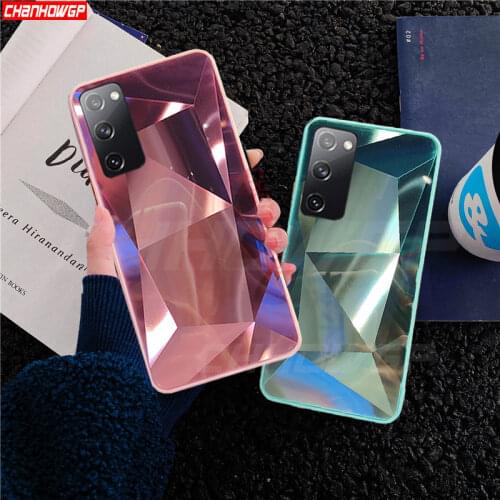 For Samung Galaxy S20 FE Case Glitter 3D Diamond Mirror TPU Case For Samung S20 Fan Edition Plus S20FE Note 20 Ultra Back Cover