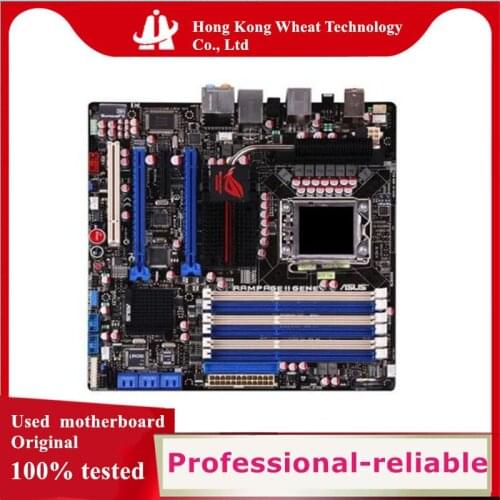 For ASUS Rampage II Gene Motherboard Socket LGA 1366 DDR3 24G SATA2 USB2.0 For Intel X58 Original Desktop Used Mainboard