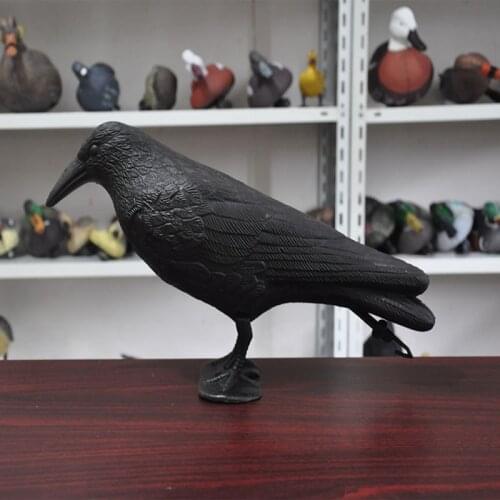 Simulation Black Crow Raven Bird Repellent Pest Control PigeonRepellent Garden Decoration Outdoor Decoracion Jardin Exterior