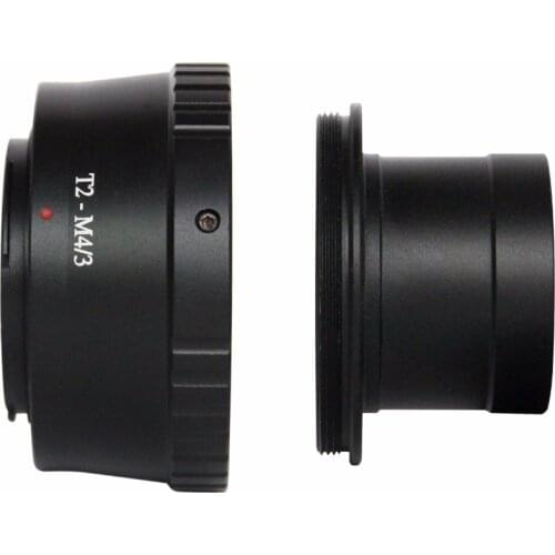 T2 Lens Adapter Mount Ring for Olympus Panasonic Micro M4/3 Camera +1.25'' inch Telescope Mount Adapter