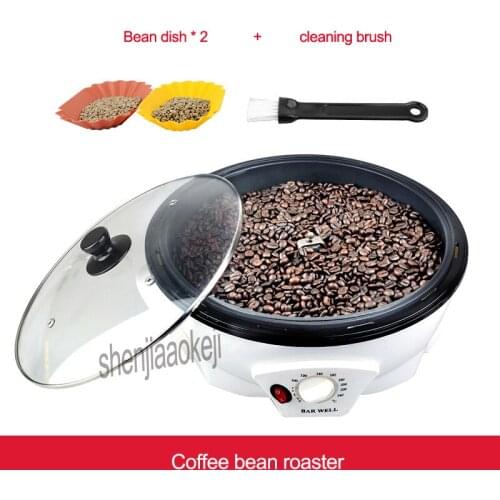 Commercial Coffee bean baking machine Coffee bean roaster machine Non-stick pan Home roasting machine Mini Baking tool 220-240v