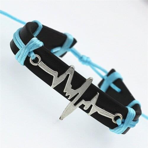 GO MAX DGW Lightning Leather Bracelets for Men and Women Pulseira Masculina Jewelry Charm Bileklik Pulseiras Bracelets & Bangles