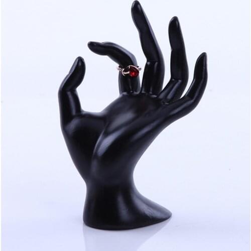 OK Mannequin Hand Shape Jewelry Organizer Holder Resin Bracelet Ring Watch Display Stand Holder Jewelry Display Rack Prop Decor