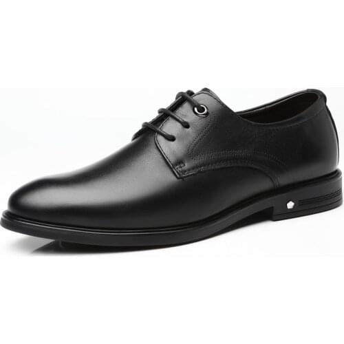 Mens Leather Shoes Business Dress High-end Mens Formal Shoes Breathable Comfortable Oxfords Shoes Gentleman Soft British Style