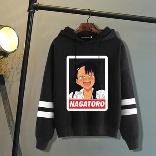 New Anime Nagatoro Hoodies Women Causal Hoodies Spring Autumn Long Sleeve Oversized Hoodies Fashion Sweatshirts Nagatoro Clothes