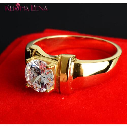 Charm Fashion Jewelry Bijoux Crystal Engagement Wedding Rings For Men Anel Made of Stainless Steel