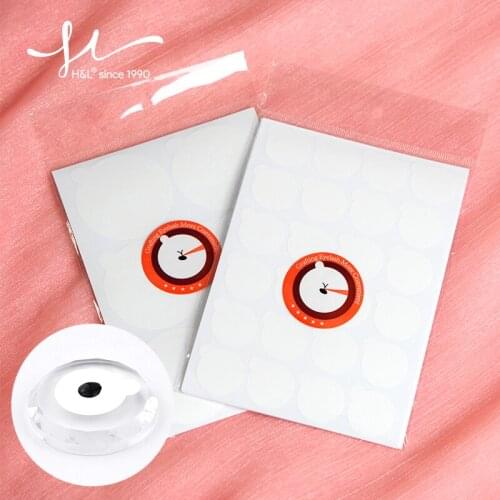 H&L 240 Pcs Disposable Eyelash Glue Holder Pallet Eyelash Extension Pads Sticker Stand On Lash Supplies 2.4cm And 5cmm