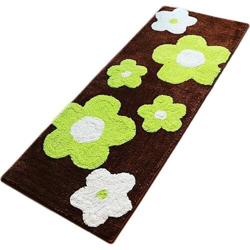 Zeegle Rectangle Floor Mats For Parlor Living Room Home Slip Resistant Kids Bedroom Rugs Bedside Mat Absorbent Kitchen Area Rugs