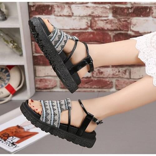 Sandals women shoes for2021 sandalias de las mujeres sandales zapatos mujer buty damskie sandalias summer sandalen casual Retro