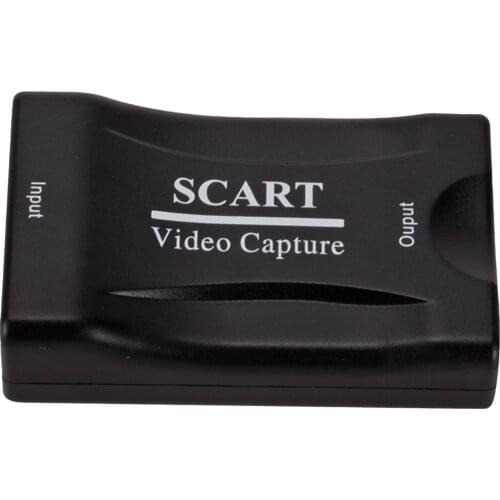 USB2.0 SCART Capture Card Game Video Converter Game Grabber Box For PS4/Xbox/Switch OBS Phone Video Record OBS Live Streaming