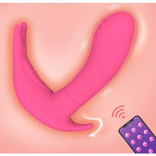 G Spot Clitoris Stimulate APP Remote Control Wearable Panties Dildo Vibrators Sex Toys For Women Vagina Orgasm Masturbator