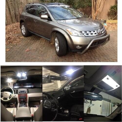 Interior Led lights For 2003 Nissan Altima Murano License plate light Dome Light Map Light