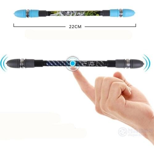 1 PC Penspinning Non Slip Coated Spinning Pen Champion Rolling Pen Ball Point Improve ChileS Learning Office Supplies e20