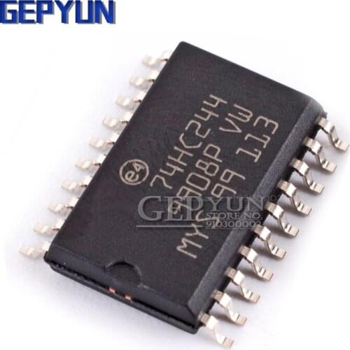 10PCS 74HC244D 74HC244 SOP20 SOP SN74HC244DWR SMD Gepyun