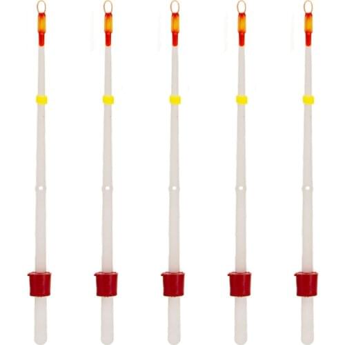 5Pcs/set Portable Mini Winter Ice Fishing Rod Top Tip Carbon Fiber Winter Fishing Pole