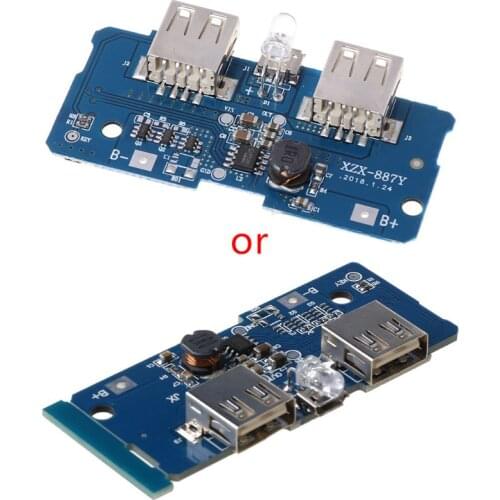 5V 2A Dual USB 18650 Lithium Power Bank Charging Board Circuit Step Up Module K5DB