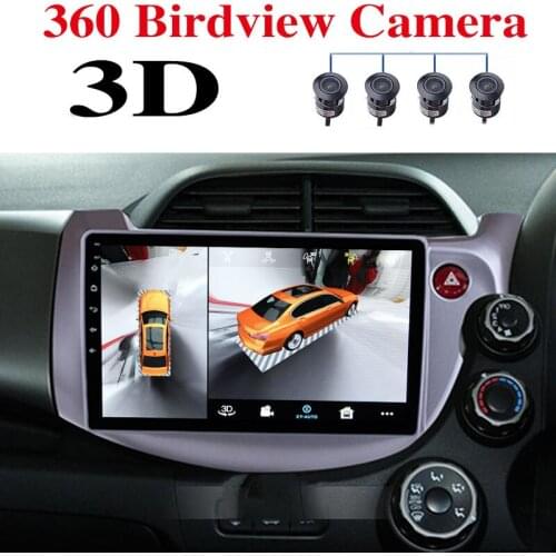 For HONDA GE Jazz Fit 2007~2014 LHD RHD Car Multimedia GPS Radio Navigation NAVI Player Integrated CarPlay 360 BirdView 3D