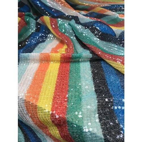 Sequins french net lace fabric SYJ-39882 Top selling nigerian lace fabric with sequins for party dress