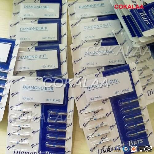 100 pcs Dental diamond bur dental material FG burs for dental handpiece