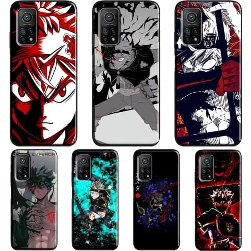 Asta Black Clover Case For POCO F3 F2 M3 X3 Pro Cover For Xiaomi Mi 11 Lite Ultra Mi 10T Pro Mi Note 10 Lite