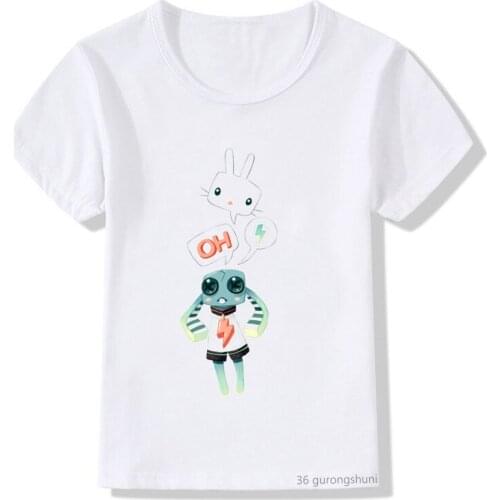 Children Clothing Boys /girls T-shirt Funny Cloth Doll Pattern T Shirt Kids Casual Tops Summer Boys New T Shirts Kids Clothes