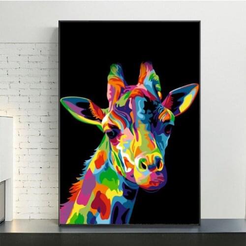 Graffiti Cartoon Animal Canvas Painting Modern Posters and Prints Wall Art Picture for Living Room Home Decoration Cuadros