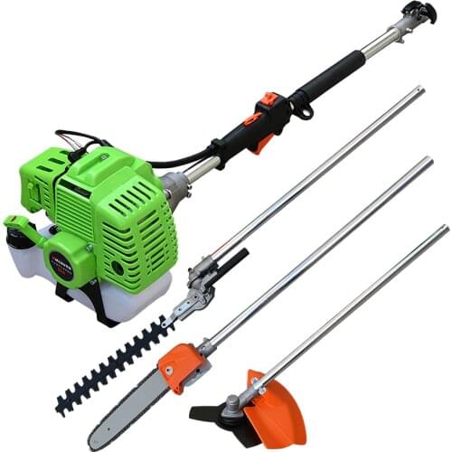 MS-5009 Long Reach Pole Chainsaw telescopic pole Chainsaw Brushcutter Tree Pruner with 3 extending pole Tools Garden 1.5m
