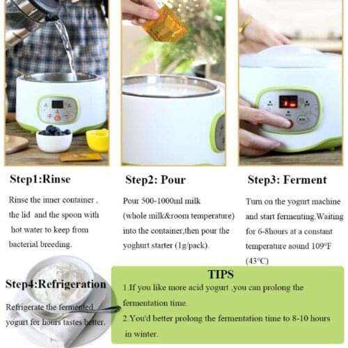 10g Lactobacillus Yogurt Starter,5 Probiotics,Make Dessert At Home K0AB