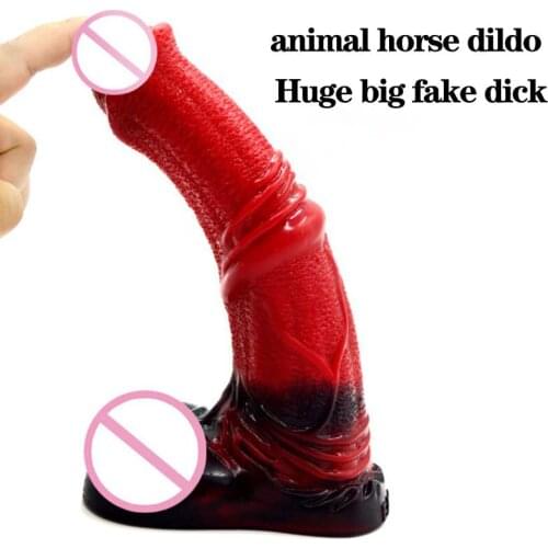 Huge Big Animal Horse Dildo Realistic Suction Cup Fake Penis Silicone Big Dick Erotic Sex Toys For Women Adult Long Large Dildos