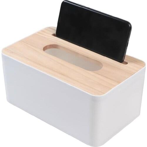 Draw carton household European toilet paper draw box simple solid wood napkin carton living room tea table towel box tissue box