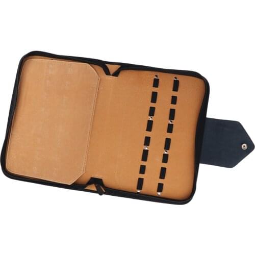 16 Slots Professional Cosmetics Makeup Brushes Storage Bag for Women, Men