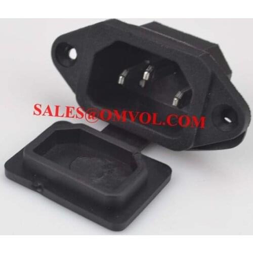 AC power socket with dustproof cover Connector