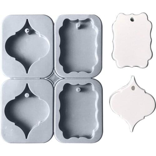 4 Even Door Brand Silicone Aroma Mold Detachable Wax Sheet Mold DIY Aromatherapy Plaster Handmade Soap Mold Cake Decorating Tool
