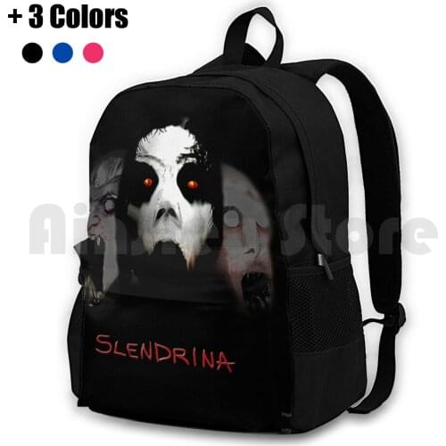 Inspired By The Mobile Horror Game Slendrina-Granny Outdoor Hiking Backpack Riding Climbing Sports Bag Phone Horror Game