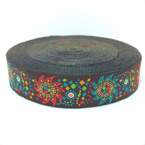 5/8" and 16mm 7/8'' 22mm Wide Color sunflower Woven Jacquard Ribbon lace 10yards/lots KT2015032001