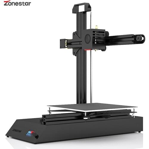 Zonestar Z6FB 3D Printer 90% Pre-Assembled with 0.06mm High Precision Printing Size 150x150x150mm Full Metal Structure Works