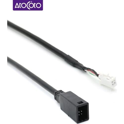 Car Audio Radio 4 Pin Male to Female Conector Adapter for Suzuki Vitera Alivio USB Activator for Android Stereos